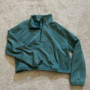 Lululemon brushed softstreme ribbed half zip